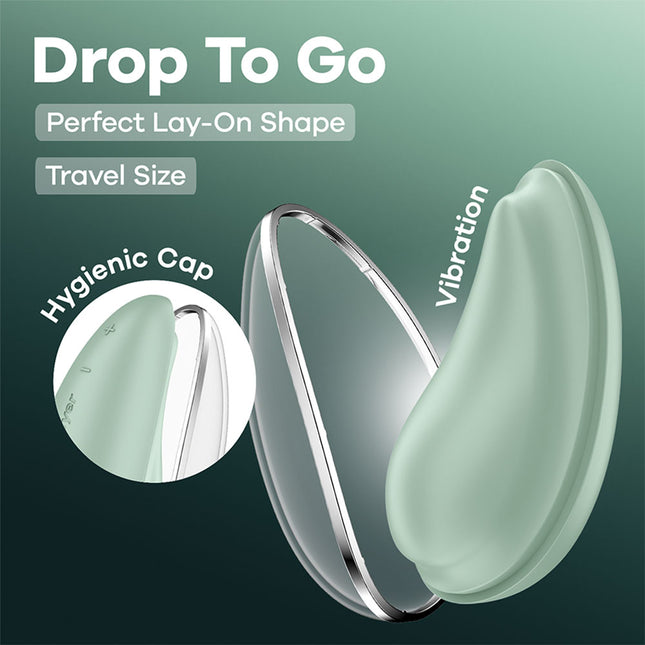Satisfyer Drop To Go - Mint Green Clitoral Stimulator