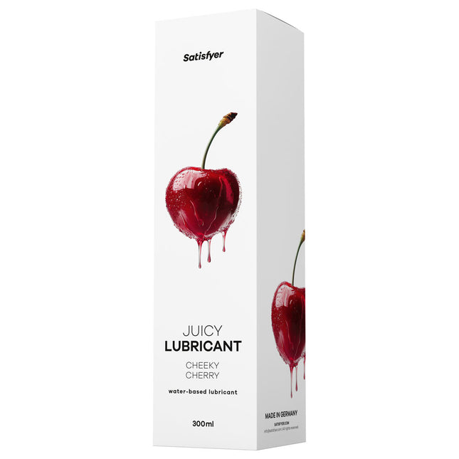 Satisfyer Juicy Cheeky Cherry Water Based Lubricant - 300ml