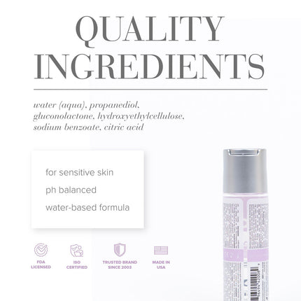 JO Agape Water Based Lubricant for Sensitive Skin - 60ml Bottle