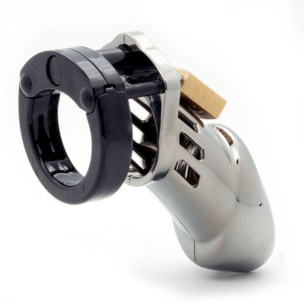CB-6000 Chastity Cock Cage Kit - Chrome 3.25 Inch