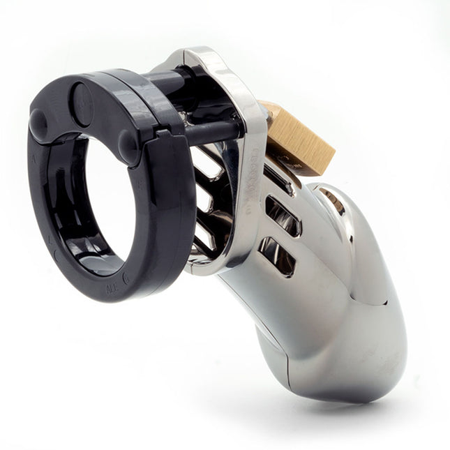 CB-6000 Chastity Cock Cage Kit - Chrome 3.25 Inch