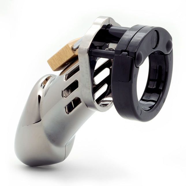 CB-6000 Chastity Cock Cage Kit - Chrome 3.25 Inch