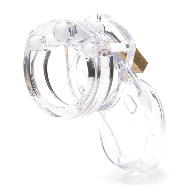 CB-6000 Chastity Cock Cage Kit - Clear 3.25 Inch