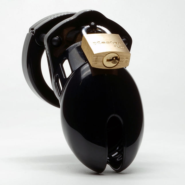 CB-6000S Chastity Cock Cage Kit - Black 2.5 Inch