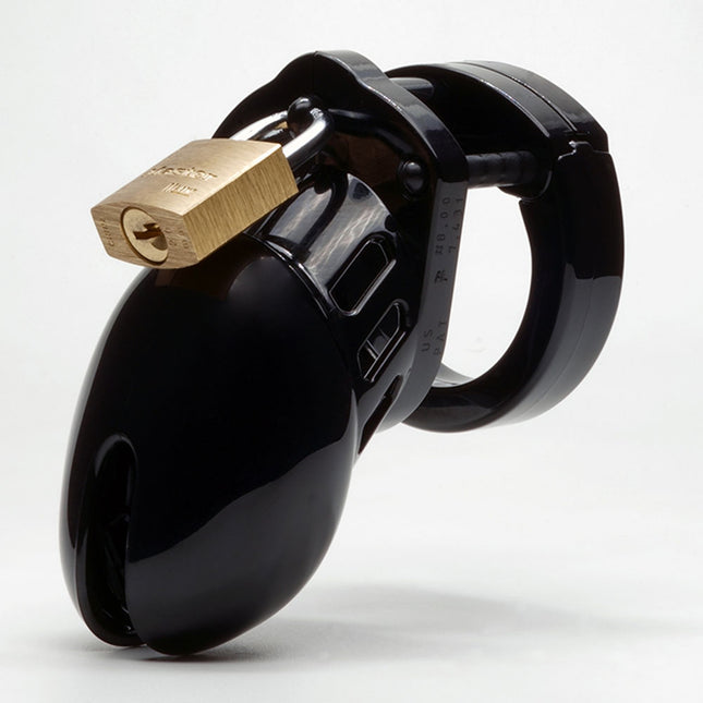 CB-6000S Chastity Cock Cage Kit - Black 2.5 Inch