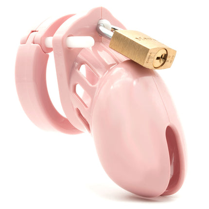 CB-6000S Chastity Cock Cage Kit - Pink 2.5 Inch