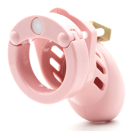 CB-6000S Chastity Cock Cage Kit - Pink 2.5 Inch