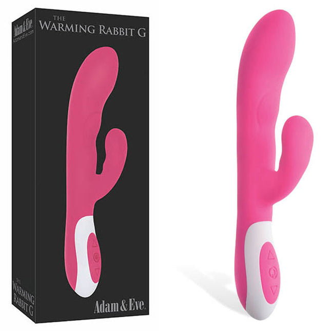 Adam & Eve The Warming Rabbit G - Pink 21.6 cm (8.5'') USB Rechargeable Vibrator