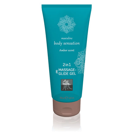SHIATSU 2in1 Massage & Glide Gel - Amber Scented - 200ml
