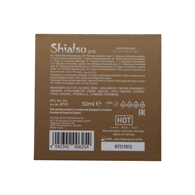 Shiatsu Pheromone Eau De Parfum Men Grey - 50ml