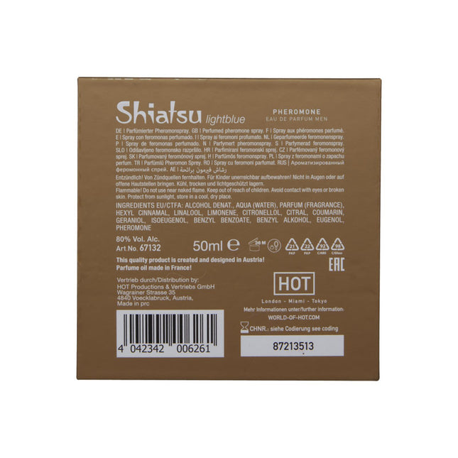 Shiatsu Pheromone Eau De Parfum Men Light Blue - 50ml