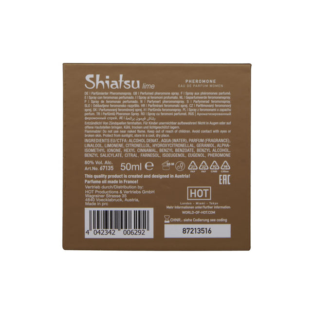 Shiatsu Pheromone Eau De Parfum Women Lime - 50ml