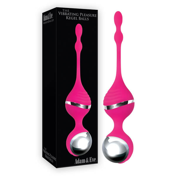 Adam & Eve Vibrating Pleasure - Pink USB Rechargeable Kegel Balls