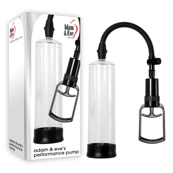 Adam & Eve Starter Clear Penis Pump with Box Front View