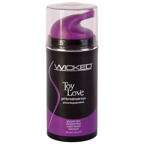 Wicked Toy Love - Glycerin Free Water Based Lubricant - 100ml (3.3 oz) Bottle