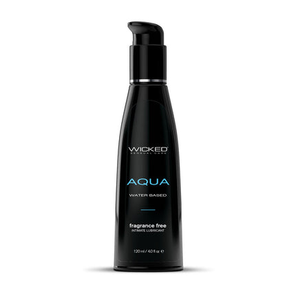 Wicked Aqua Water Based Lubricant - 120ml Bottle