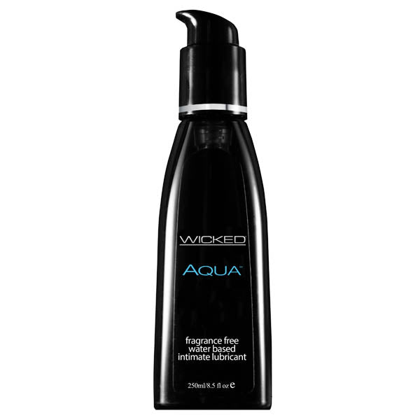 Wicked Aqua Water Based Lubricant - 250ml Bottle