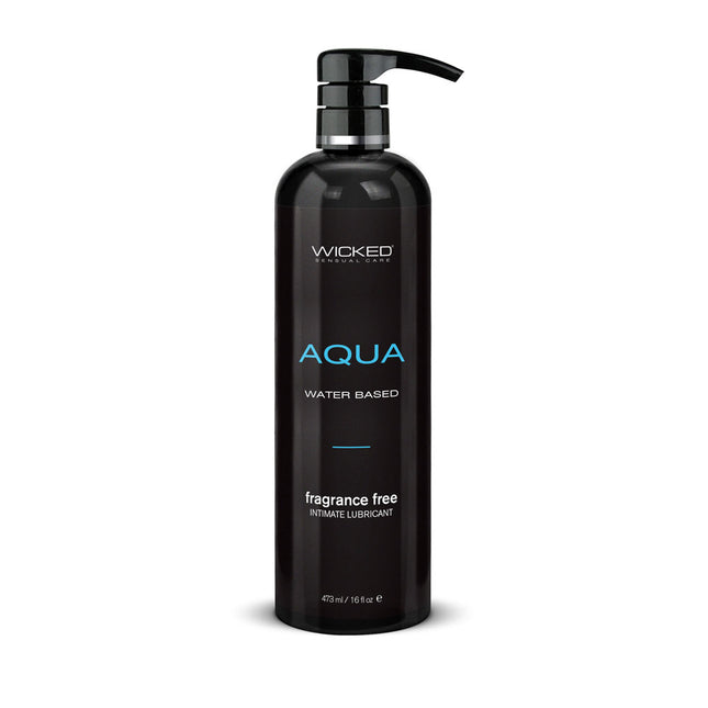 Wicked Aqua Water Based Lubricant - 476ml Bottle