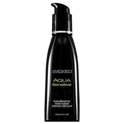 Wicked Aqua Sensitive Water Based Lubricant - 120ml Bottle