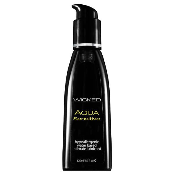 Wicked Aqua Sensitive Water Based Lubricant - 120ml Bottle