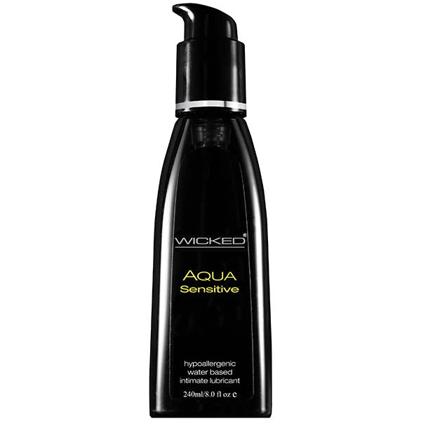 Wicked Aqua Sensitive Water Based Lubricant - 240ml Bottle