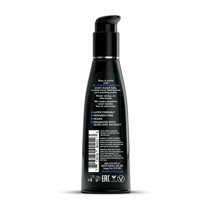 How to use instructions for Wicked Aqua Blueberry Muffin Flavoured Lube – 120ml Bottle