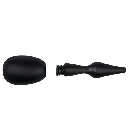 AquaClean Silicone 1-Way Valve Douche Set with Butt Plug Nozzle