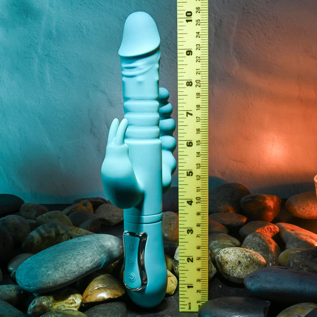 Adam & Eve Eve's Thrusting Triple Joy Rabbit Vibrator