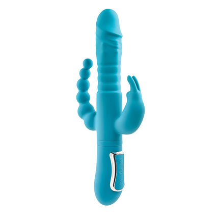 Adam & Eve Eve's Thrusting Triple Joy Rabbit Vibrator