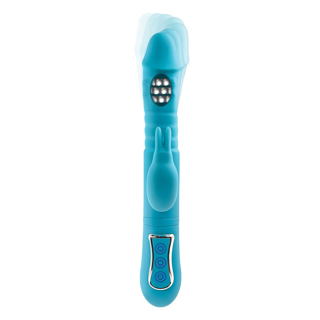 Adam & Eve Eve's Thrusting Triple Joy Rabbit Vibrator