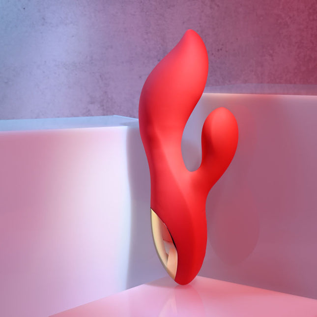 Adam & Eve Eve'S Big & Curvy G Red Rabbit Vibrator