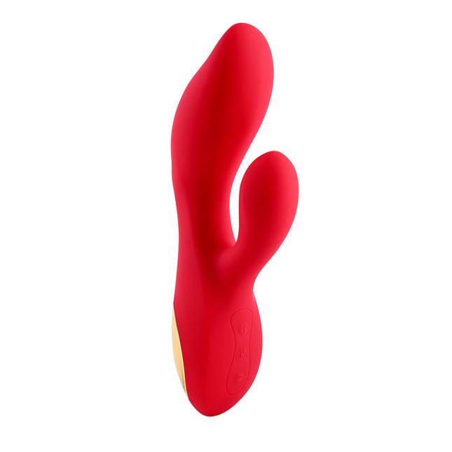 Adam & Eve Eve'S Big & Curvy G Red Rabbit Vibrator Function