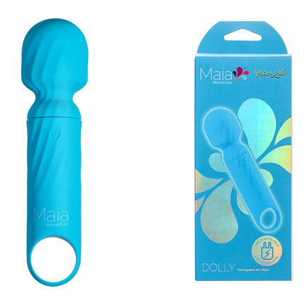 Maia DOLLY - Blue 12.7cm USB Rechargeable Massage Wand
