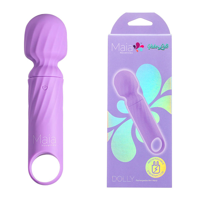 Maia DOLLY - Purple 12.7cm USB Rechargeable Massage Wand