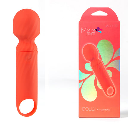 Maia DOLLY - Orange 12.7cm USB Rechargeable Massage Wand