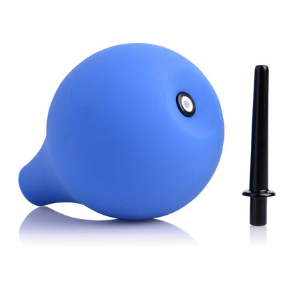 CleanStream Premium One-Way Valve Anal Douche - Blue Unisex