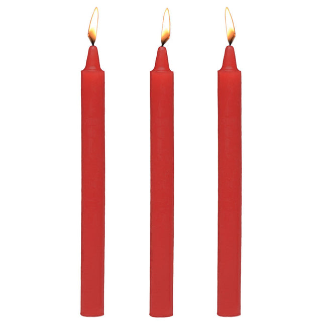 Master Series Fetish Drip Candles Red - 3 Pack