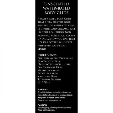 Master Series Jizz Water Based Cum Lubricant - 1000ml Bottle