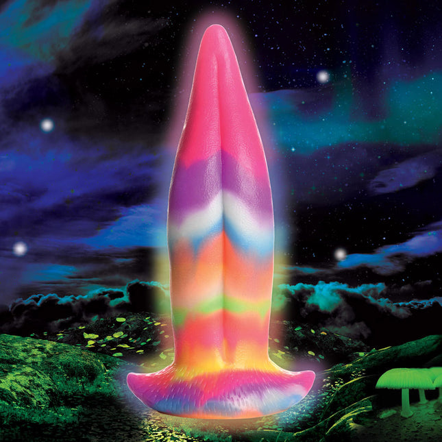 Creature Cocks Unicorn Kiss Silicone Rainbow Dildo