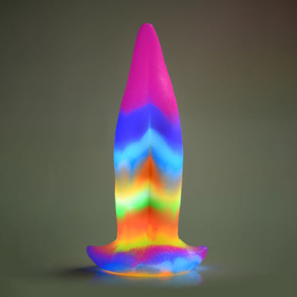 Creature Cocks Unicorn Kiss Silicone Rainbow Dildo