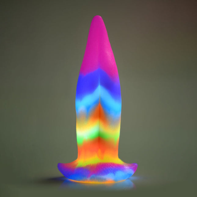 Creature Cocks Unicorn Kiss Silicone Rainbow Dildo