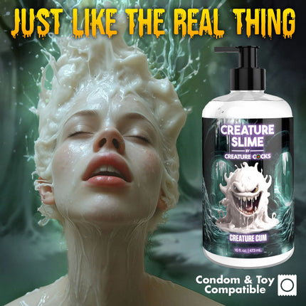 Creature Slime by Creature Cocks - Creature Cum Lubricant 473ml Pump Bottle