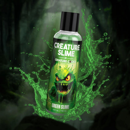 Creature Slime by Creature Cocks Green Water Based Lubricant - 118ml Bottle