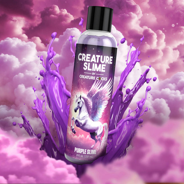 Creature Slime by Creature Cocks Purple Water Based Lubricant - 237ml Bottle