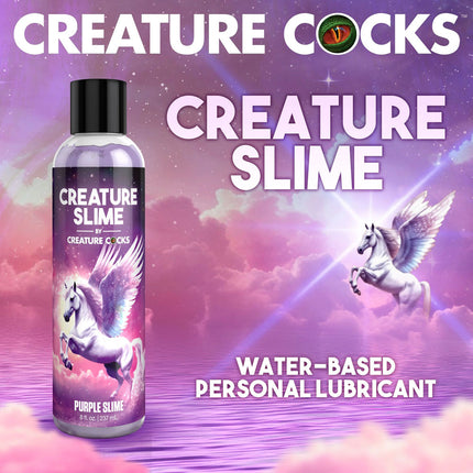 Creature Slime by Creature Cocks Purple Water Based Lubricant - 237ml Bottle