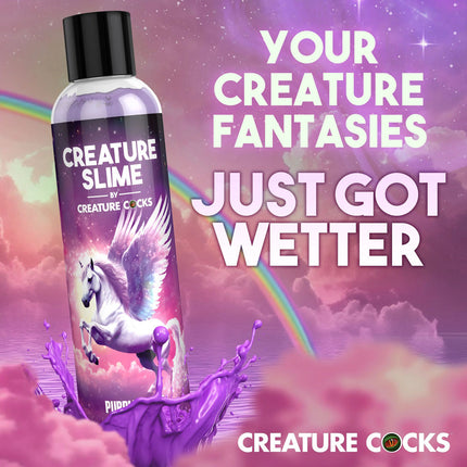 Creature Slime by Creature Cocks Purple Water Based Lubricant - 237ml Bottle