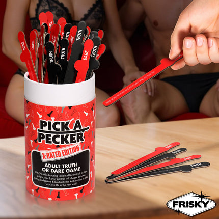 Frisky Pick A Pecker X-Rated Edition - Adult Truth Or Dare Game