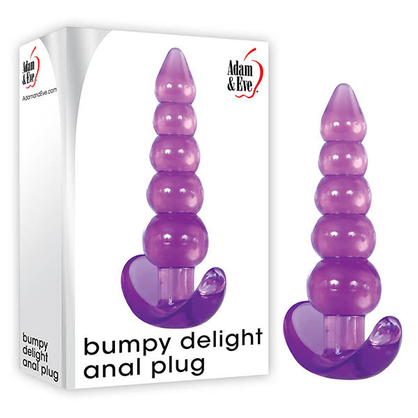 Adam & Eve Bumpy Delight Anal Plug Purple
