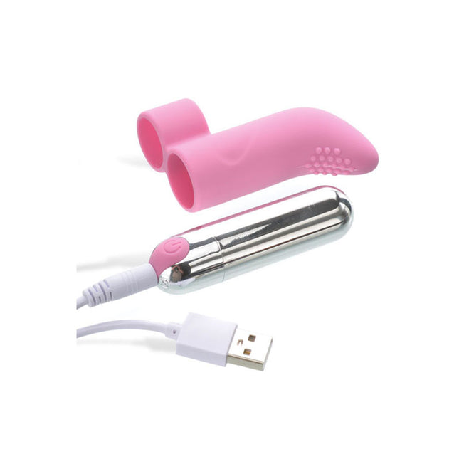 Adam & Eve Silicone Rechargeable Finger Vibe Charging