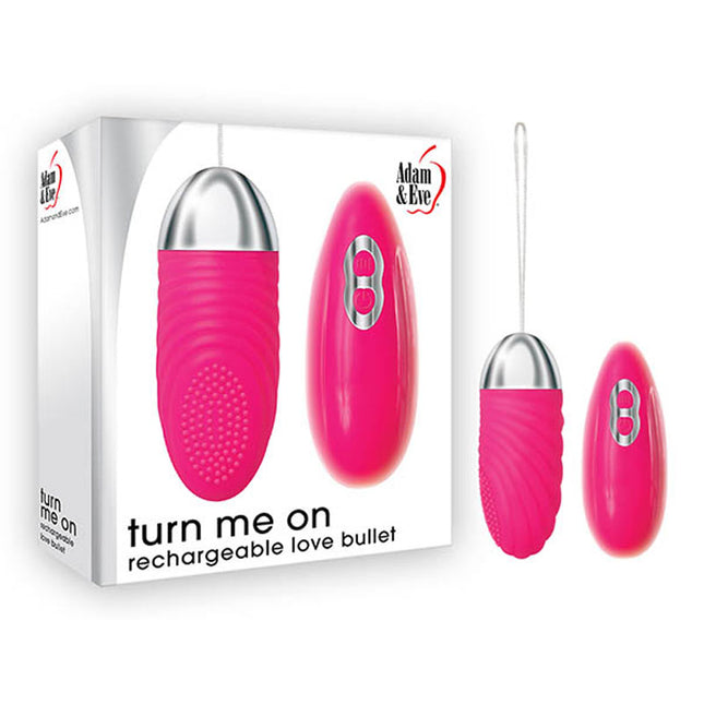 Adam & Eve Turn Me On Pink Bullet Vibrator